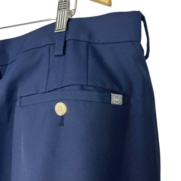 PETER MILLAR Durham High Drape Performance Pants Dark Blue 42L - Picture 6 of 8